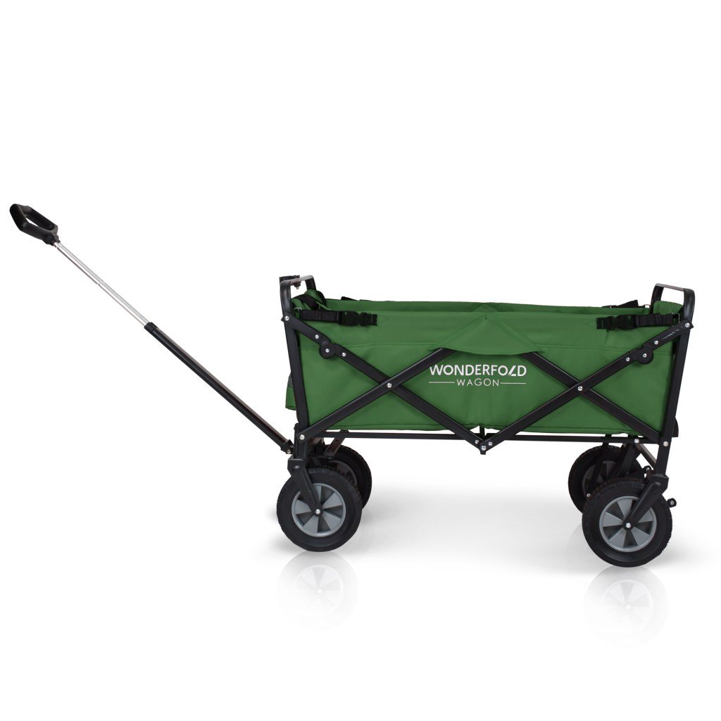 Utility Folding Collapsible Wagon with Removable Fabric (Army Green) wonderfoldwagon.com/index.php/prod…