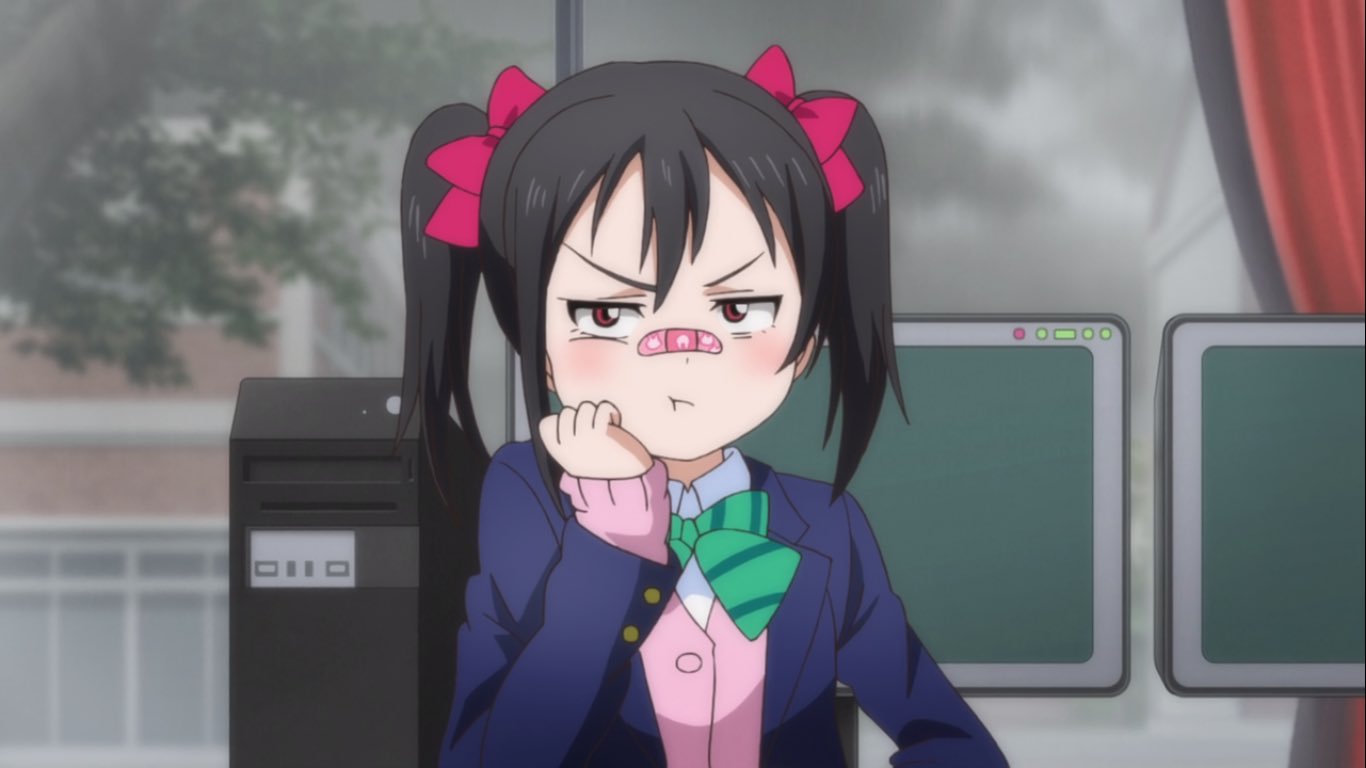 タカ ️☔️🌲 on Twitter "Should I put on a bandage on my nose to look