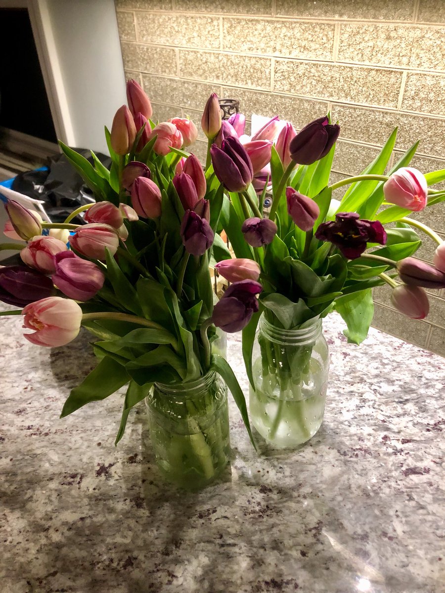 Rphemily's tweet photo. Feeling incredibly lucky to work with such a supportive team! Thank you D2!!!      Ps- way too generous! This was so over the top it needed three vases! https://t.co/Df6QUfUkZF