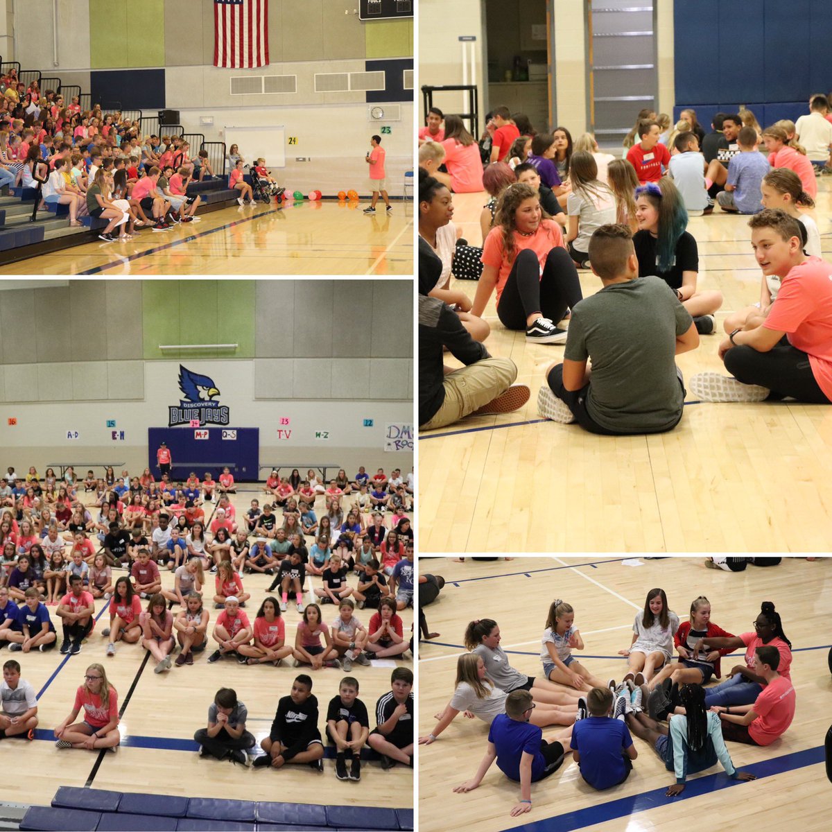 alineibling's tweet photo. What an incredible 6th grade WEB Orientation Day! Welcome to DMS, Blue Jays! We are happy to have you! Thank you, WEB Leaders! ๐ธ #DMSWEB #DMSLeads #makeDMShappy https://t.co/eEBXQGst8K