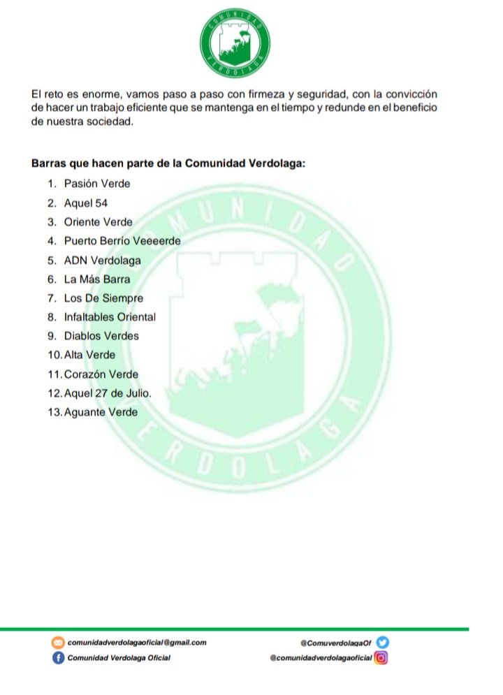 ¡Es un hecho, esta es la Comunidad Verdolaga! Conózcanos y los invitamos a ser parte de esta familia. Vamos paso a paso, esto es de todos ¡Gracias!
<a href="/nacionaloficial/">Atlético Nacional</a>