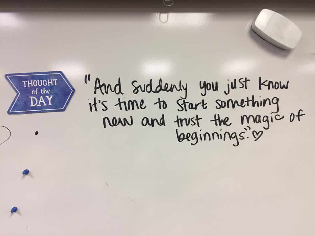 CorrieTraynor's tweet photo. Ms. JBEILY starting out the school year with so many positive and supportive messages for students. Heritage Oak Elementary is so lucky to have her. #dcjesdproud https://t.co/J0EQIYygpL