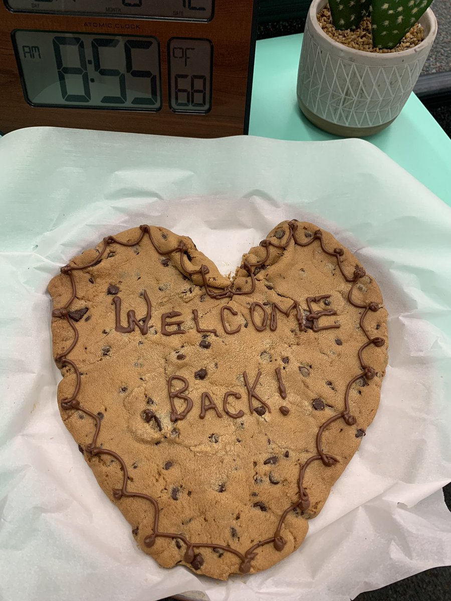 After volunteering a ton of hours over the summer to help prepare for the new school year, the <a href="/LetoLeadership/">LetoLeadership</a> senior ladies were eager to greet their new classmates and kick off their SENIOR YEAR in a sweet way. Thank you for the cookie cake, Maisy!❤️💛<a href="/LetoHighSchool/">Leto High School</a>