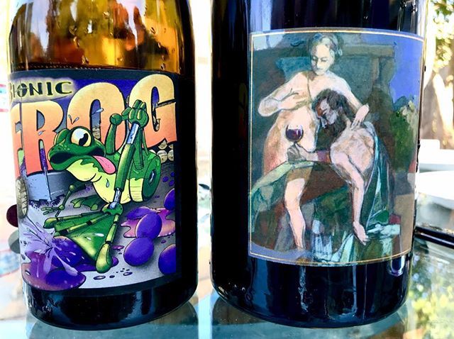 LisaPBMW's tweet photo. Magic to try these two Syrahs side by side: Cayuse Bionic Frog 2014 & Gangloff Côte Rotie La Serene Noire 2010. So v different, of course, but what’s striking is the inherent philosophical similarities. #syrah #syrahlover #robertparker #coterotie #ganglo… https://t.co/PBA5pBC4xT https://t.co/8MsrGGqgNN