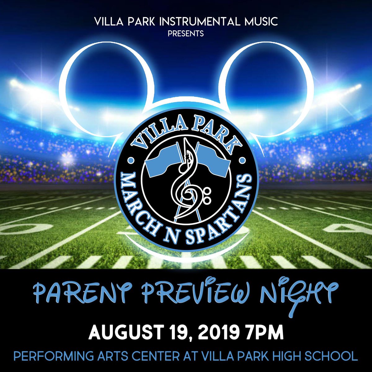 vphsim's tweet photo. Come out and see what our awesome VPHS March N Spartans have been working on! Monday, August 19th, 7pm in the PAC! See you there!
#villaparkhighschoolmarchnspartans #vpim #villaparkband #villaparkhighschoolcolorguard #villaparkhighschool #vphsfootball https://t.co/zunrLNZwzh