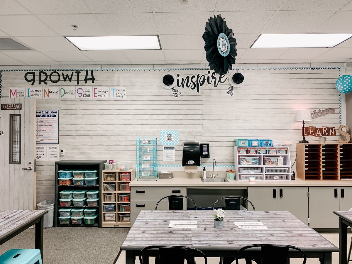 snydersclass3's tweet photo. I’m ready to welcome my 22nd group of students and my 15th class of 3rd graders! #letsdothis #iteachthird #iteachtoo #classroomsetup2019 #farmhouseclassroom https://t.co/UnE5SVSZvW