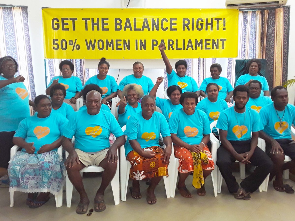 OxfamInVanuatu's tweet photo. Backed by #OxfamInVanuatu, powerhouse Vanuatu Civil Society Influencing Network #VCSIN expands to Sanma & Malampa Provinces and launches 'Vot Woman' campaign ahead of Vanuatu 2019 municipal elections + 2020 general elections.
#VotWoman https://t.co/pxlcwmdCaZ