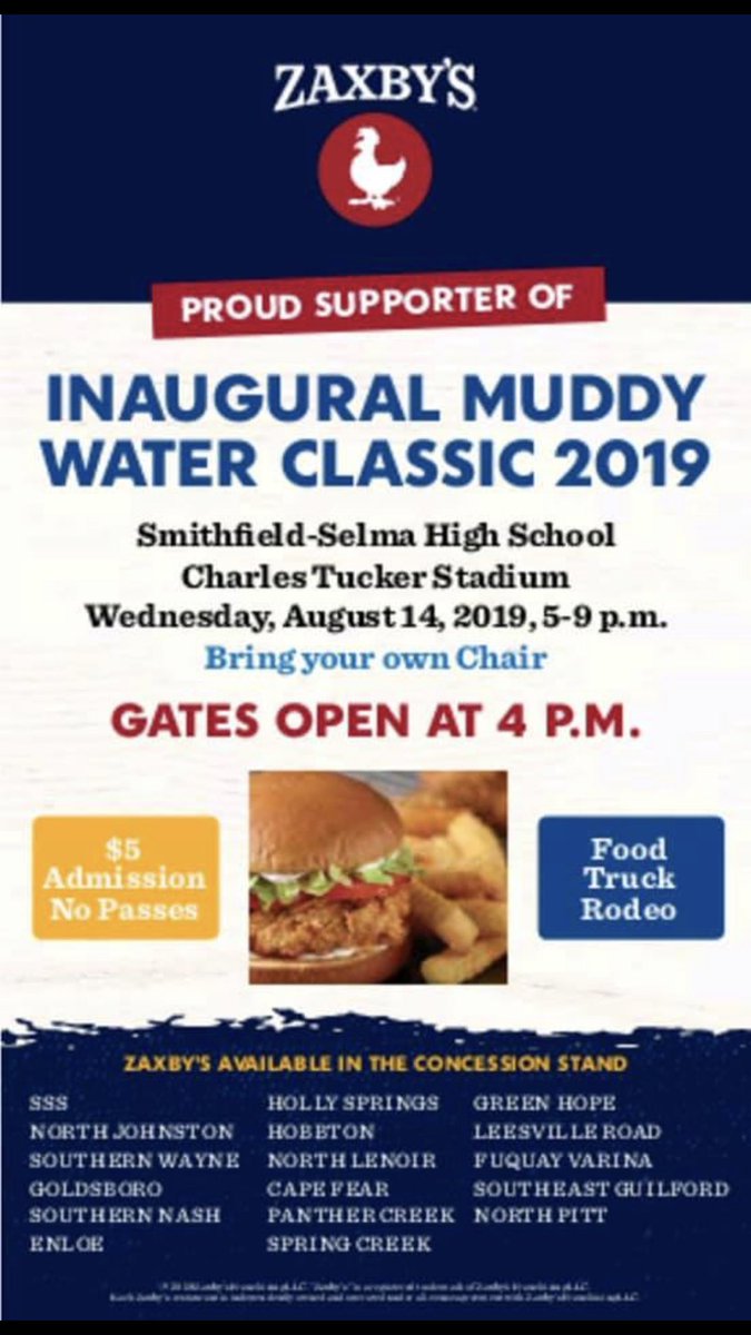Come out for great football, food and fun
