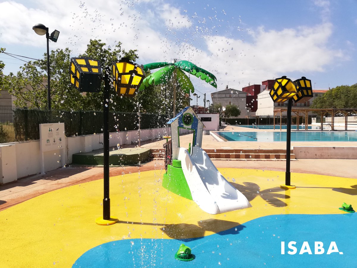 IsabaProjects's tweet photo. Los #Splashparks son la tendencia de ocio con agua por su capacidad de juego, de interacción y por la seguridad frente a piscinas de profundidad.
El @AjuntAlcasser ya ha apostado por esta solución y así ha quedado
https://t.co/BvnOTgusjI https://t.co/rlBt2W67Tg