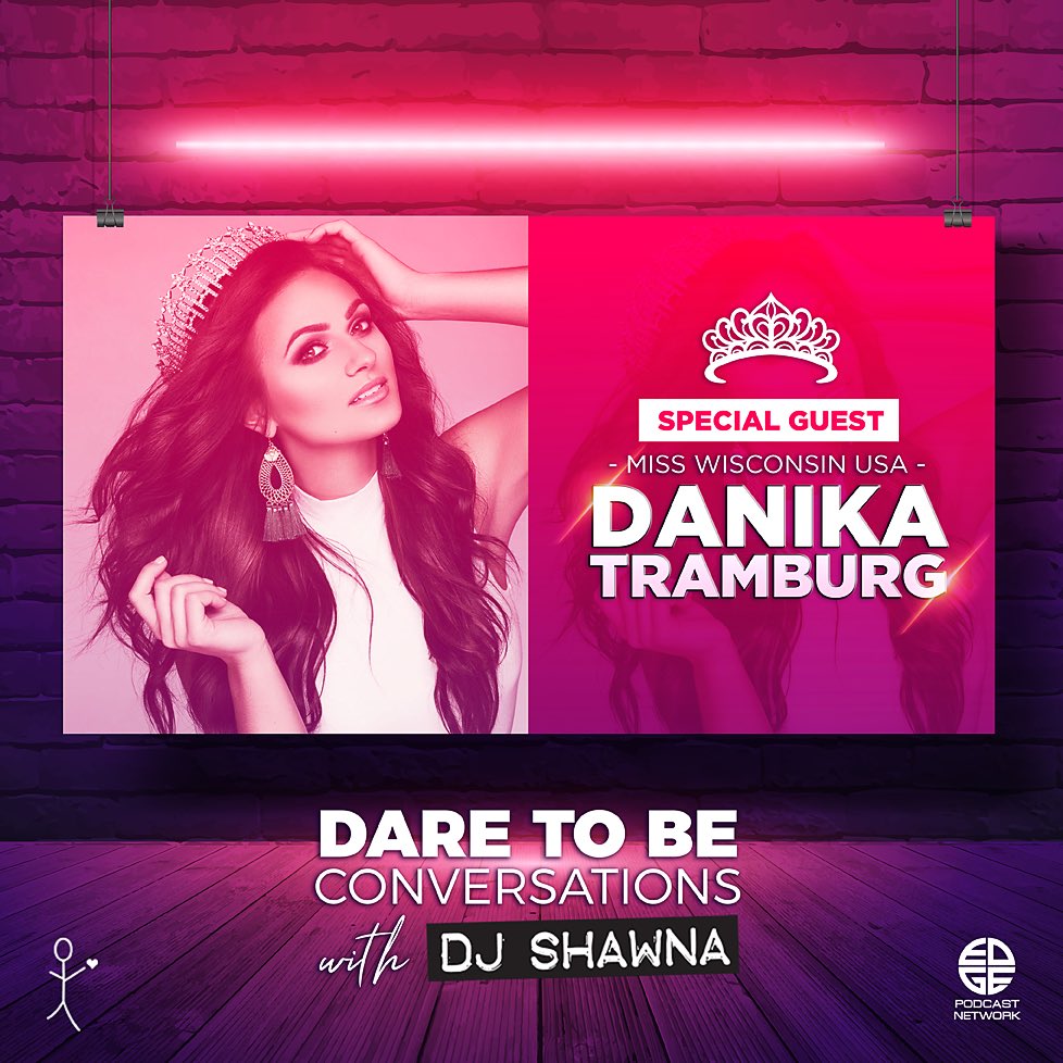 DJShawna's tweet photo. You don’t want to miss this week’s Dare To Be Conversations episode with @misswiusa, @DanikaTramburg! 
Listen as we chat and she shares how she has impacted not only her community, but the entire State of Wisconsin. 

Listen here —> https://t.co/cMUxJ4ZAIx https://t.co/RRcfvH8Yii