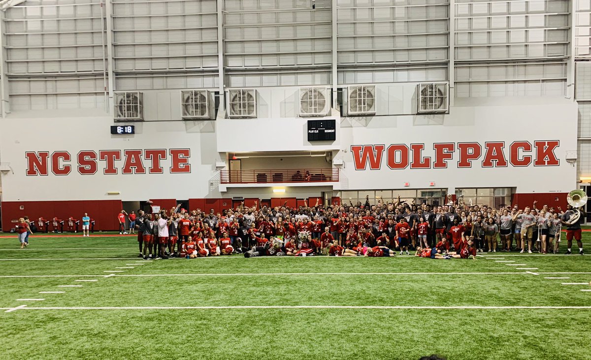gigisraleigh's tweet photo. Tonight’s 2nd Annual Victory Day showed the world what we already know: individuals with Down syndrome are capable, worthy &amp; loved! Proud to see our Community come together on the football field and be kind, generous &amp; accepting ❤️🐺 @PackFootball @PackPromos @driveshackNC https://t.co/SKFwS5KLTE