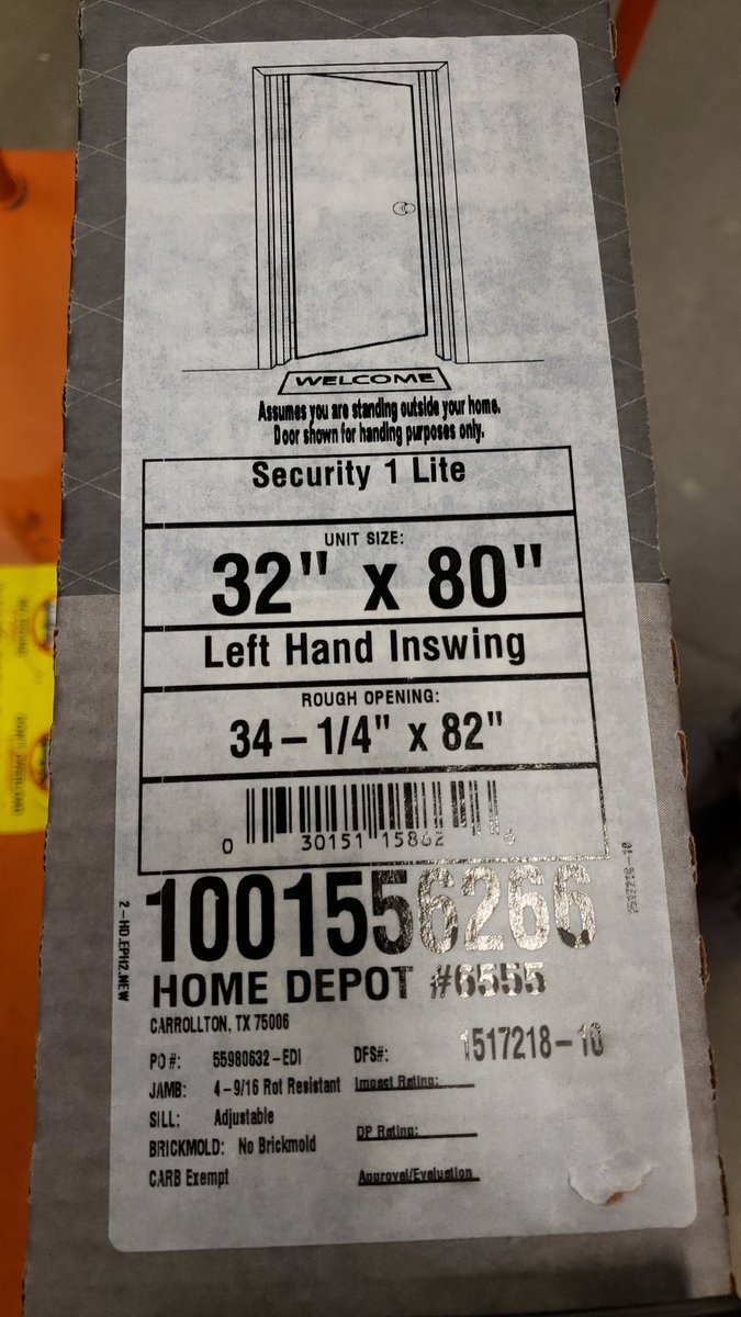 chrishcooper's tweet photo. .@HomeDepot why can't store 0703 manager Kim take a return item or order me a right hung door https://t.co/WxIN0C1Q3Y