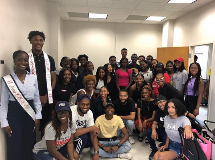 HUCampusLife's tweet photo. Check out these pics from today’s Bison Week events! #HU23 #BisonWeek #RoyalCourt #CEA #CNAHS #CASCADE https://t.co/PvaA0RbpQU