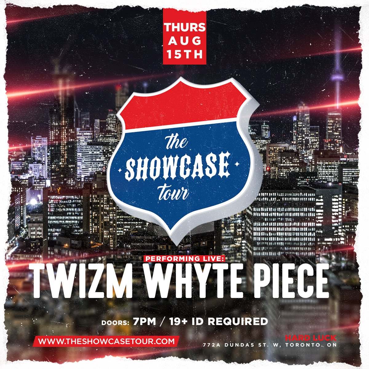 twizmwhytepiece's tweet photo. #live #Event #show august 15th 2019 @TheShowCaseTour @HardLuckBar #toronto #TorontoNightLife #torontoHiphop
#usa #Hiphop #Music #Artist #163rd #Performance
#TwizmWhytePiece #TwpNation
Sponsored by @b_and_s_designs
& @GubbaRum
#Free #Tickets 4 #Media #Tv #News #Radio #Blog https://t.co/uyFGmYv7Ng