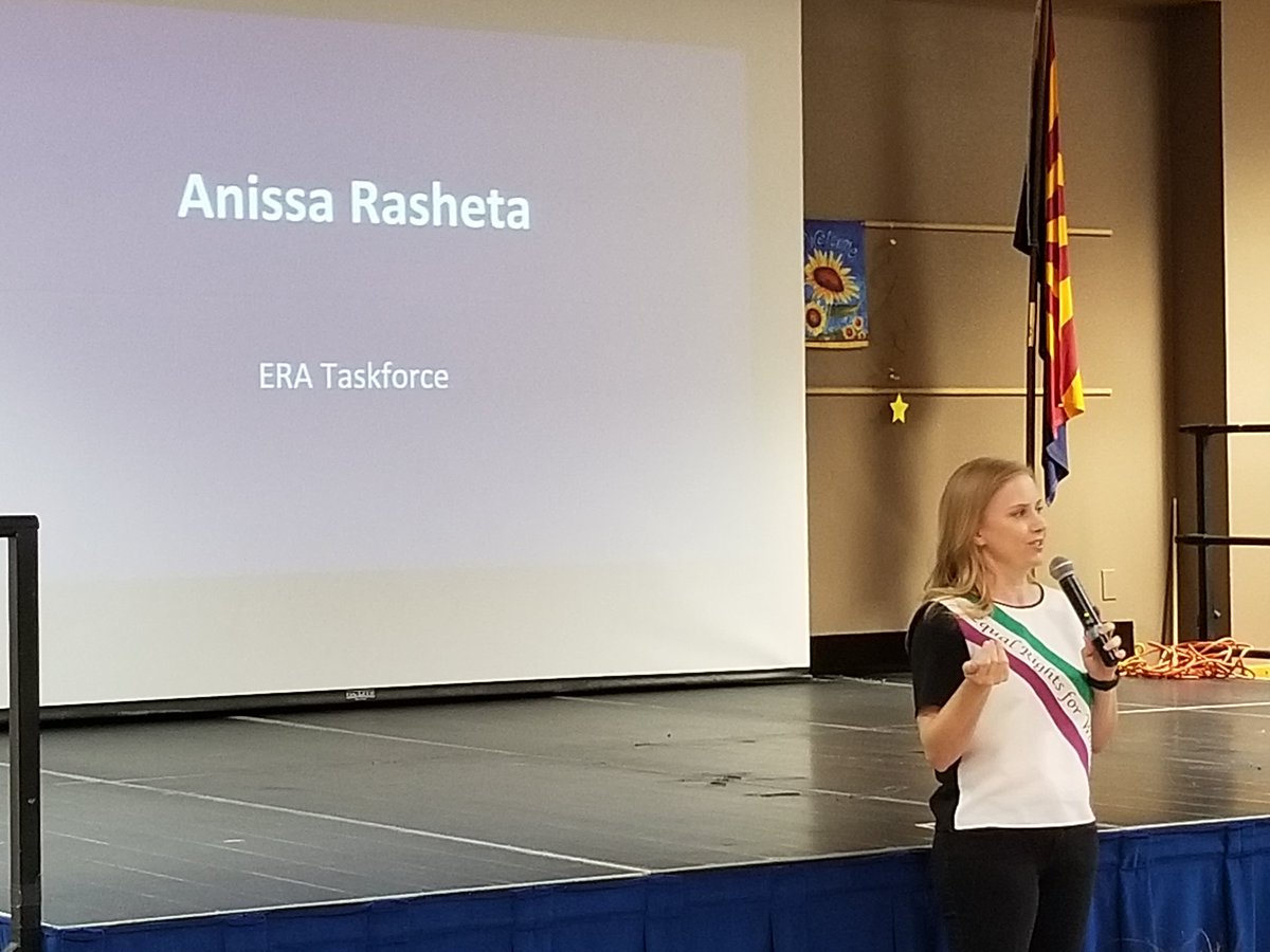Azld15Dems's tweet photo. Next up, @arrasheta gives the current status of the ERA. https://t.co/WoFvqIWUte
