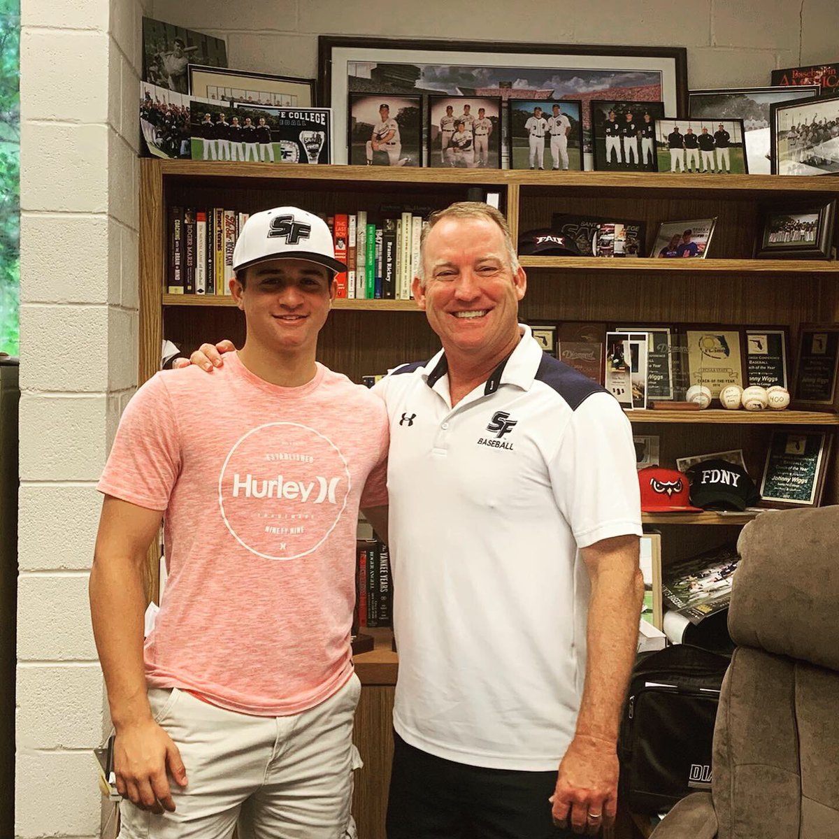 Mock31Dylan's tweet photo. I am extremely and honored to announce my commitment to further my academic and baseball career at Santa Fe College! I want to thank God, my family, and all of my coaches, who believed in and assisted me through this amazing journey!! @_Gatorball_ https://t.co/nMZ6WSfTpT