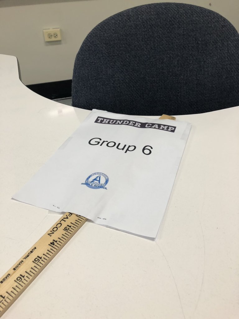 AuroraHidalgoC1's tweet photo. @AuroraHidalgoC1 Great day for our 6th graders!
#AMS #thundercamp #62workingtogether #62learns https://t.co/qqQWQqNCkf