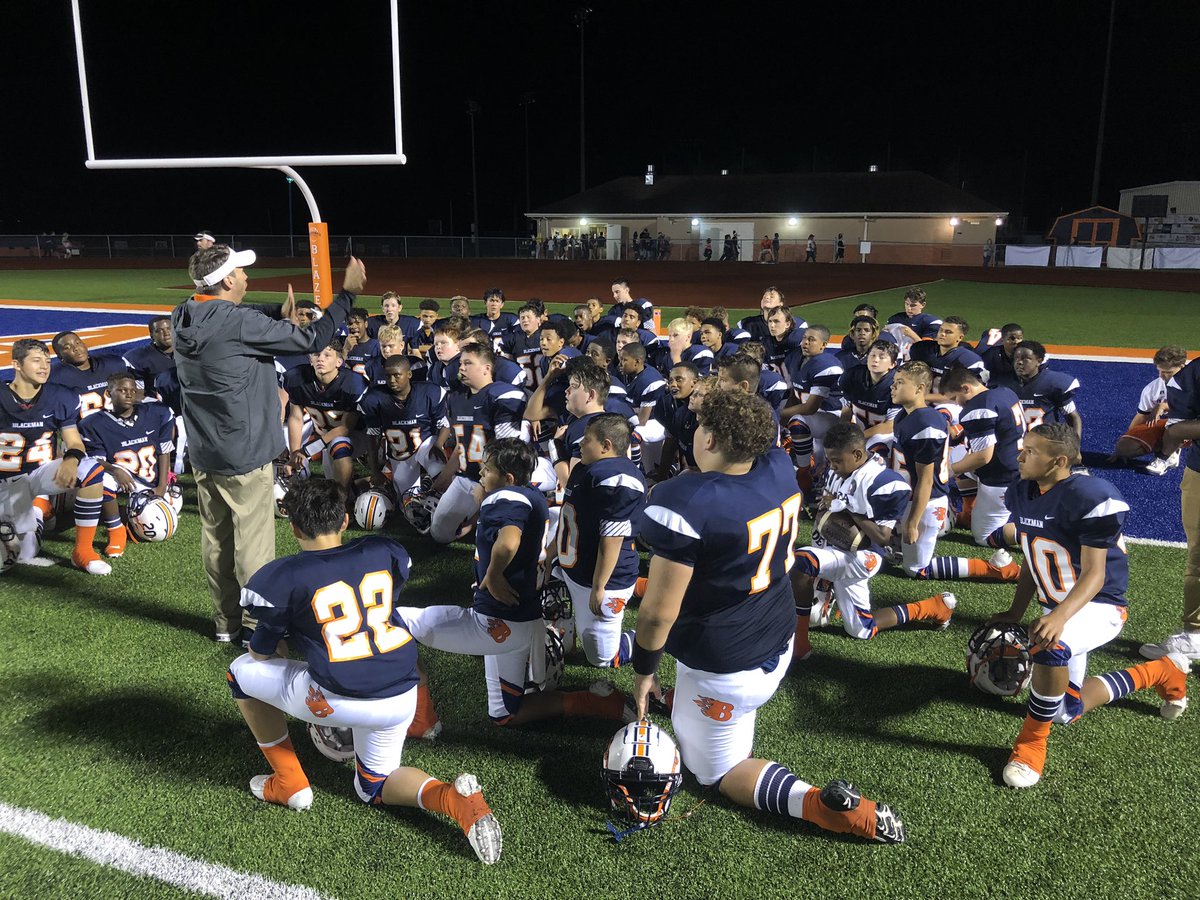 Doctor_ACM's tweet photo. Final thoughts from Coach- week one ✔️ #WeAreBlackman 🔥🏈🔥#GoFlames https://t.co/jqSskKa1bG