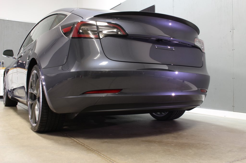 swirlfreedetail's tweet photo. This #Tesla #Model3performance received a multi step correction followed with a full front #xpel wrap and all protected with #Modesta #BC05 https://t.co/j8xLzQnqg1