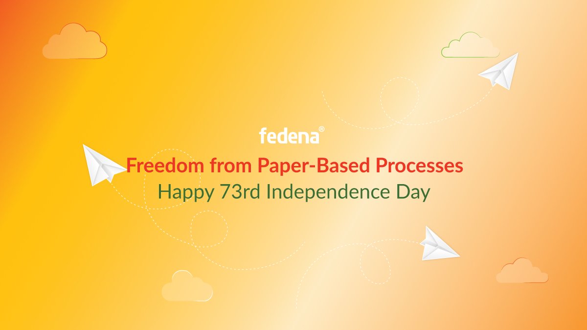 This Independence Day Free Your Institution from Paper-based Processes with <a href="/FedenaPro/">Fedena Pro Services</a>. Happy 73rd Independence Day 🇮🇳

#IndependenceDay #IndependenceDay2019 #73rdIndependenceDay #IndependenceDayIndia