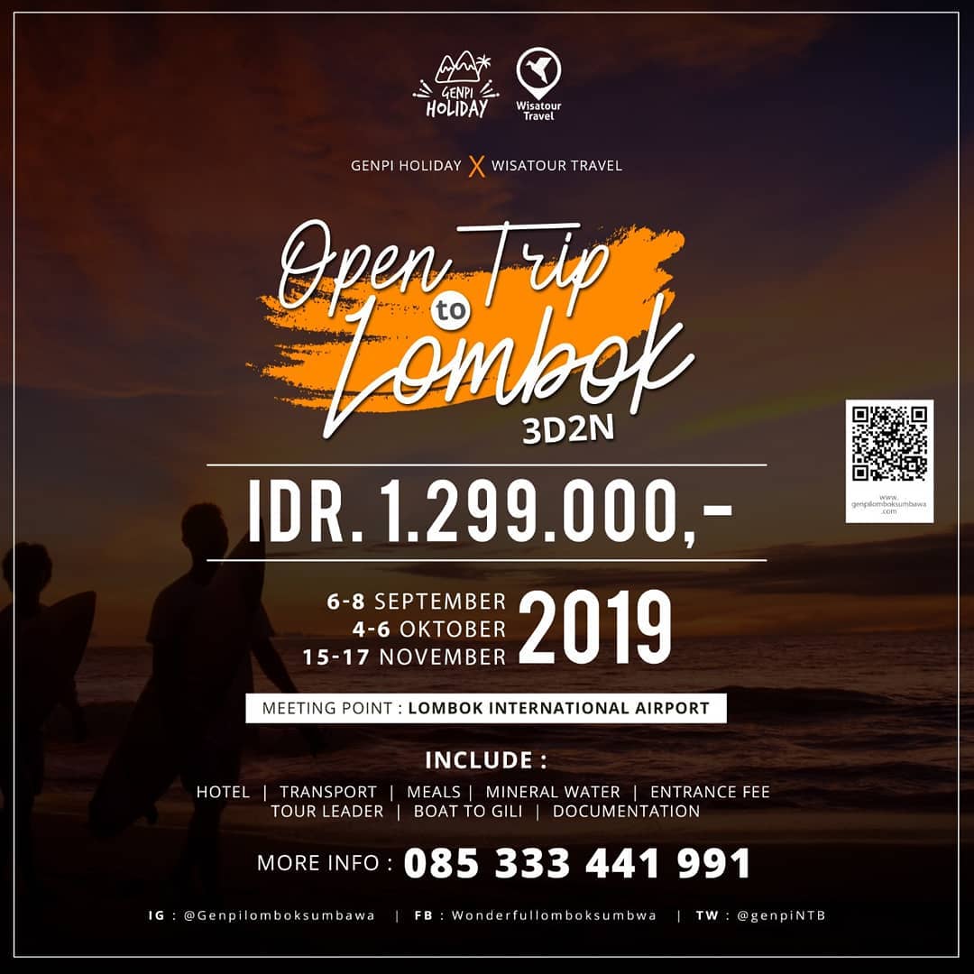AjjatSoe's tweet photo. Open trip guys 

#wisatalombok #lombokhits https://t.co/5kVu0DooM5