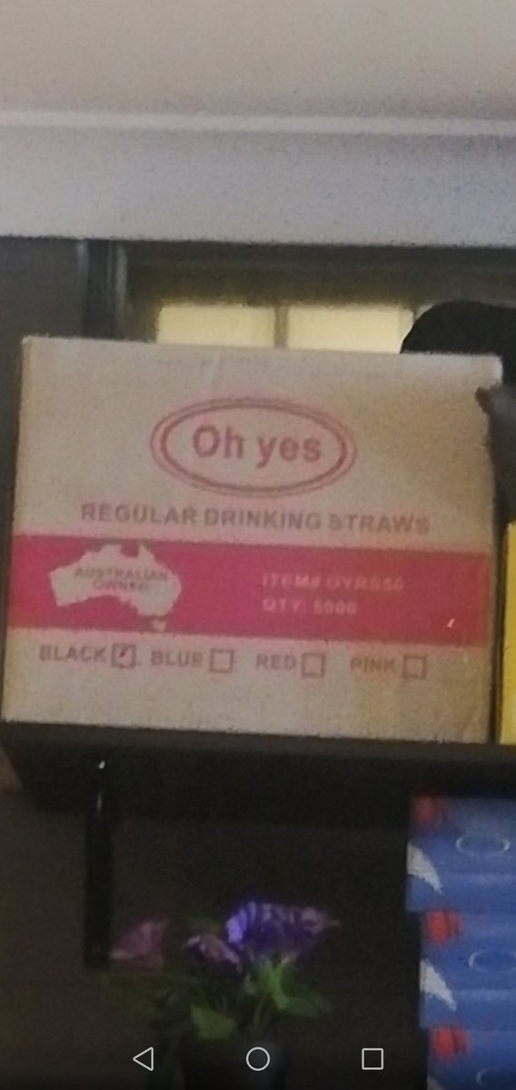 me when I find out the restaurant has regular drinking straws