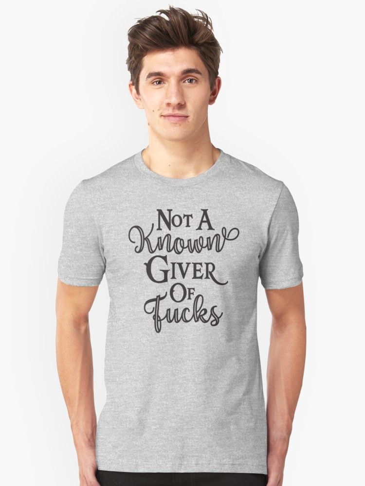 YNotFunnyTees's tweet photo. 'Not a Known giver of fucks, funny shirt quote, gift idea' T-Shirt by byzmo https://t.co/MqpQKsfKXO

#funny #fucks #shirts https://t.co/nxJX2Lsohf