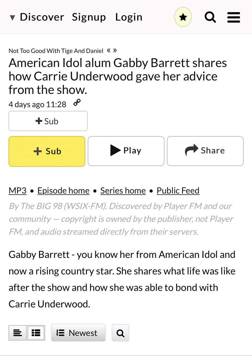 gabbybupdates's tweet photo. Gabby recently talked with @tigeanddaniel on the advice @carrieunderwood gave her when she was on @americanidol! Check it out here: https://t.co/Tbh1Vxy2Bo https://t.co/adq1CePvoC