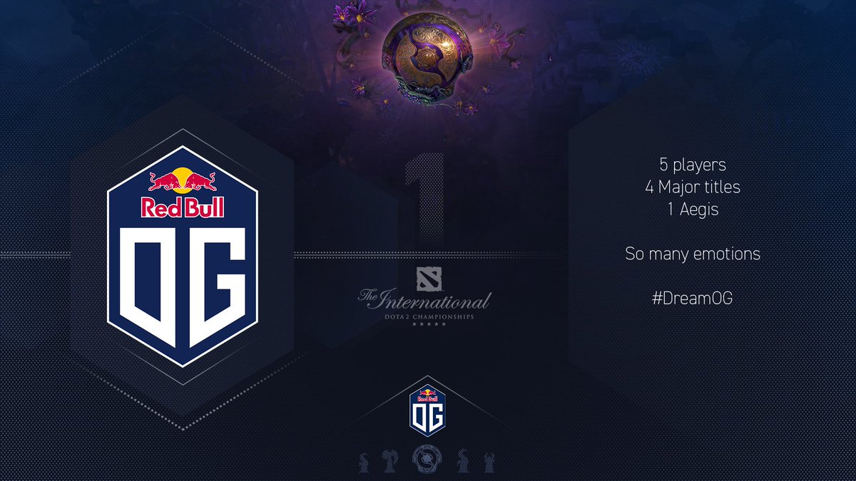 Og On Twitter D 1 Before Ti9 One Team One Dream Dreamog
