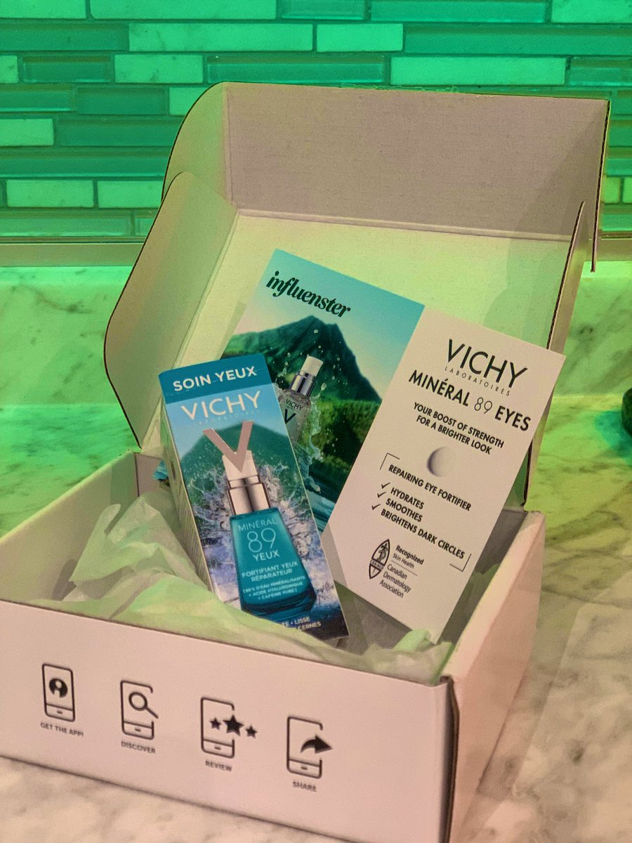Awesome product! <a href="/InfluensterCa/">Influenster Canada</a> <a href="/VichyCanada/">Vichy Laboratoires Canada</a> #complimentary #VichyLover #Mineral89Eyes