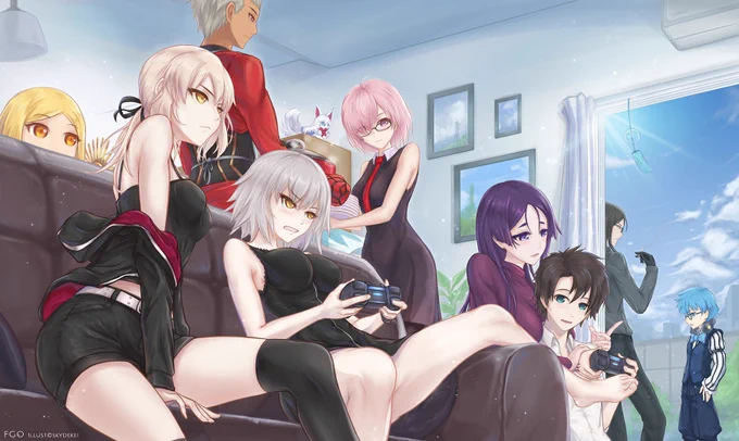 Fate/Grand Order - Gaming Time ? 

#FGO #FateGO  #FGO4周年 