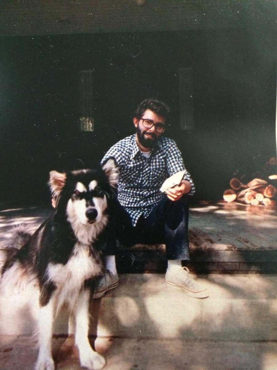 Star Wars MythbustersChewbacca was inspired by George Lucas’s dog, an Alaskan Malamute called Indiana that rode in the front seat of his car1. George Lucas is quoted in late-1997 that Indiana “inspired me to give Han Solo a sidekick who was like a big, furry dog.” #StarWars