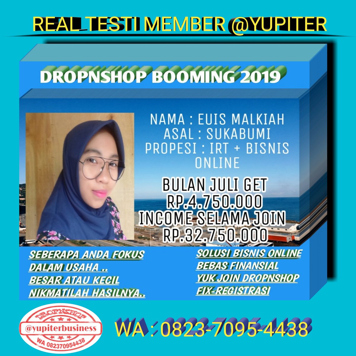yupiterbusiness's tweet photo. REKOMENDASI BISNIS!!! Mau kerja sampingan modal HP dan Sosmed??
Buat ngisi waktu luang mu 😁😁
Disini kamu bisa
✔ Punya penghasilan 350ribu perhari - 10 Juta perbulan
✔ Gak ngerepotin orang tua lagi
✔ Nambah ekonomi rumah tangga
Klik link 👉https://t.co/7jd4zkfdLB https://t.co/rRSFufhqx1