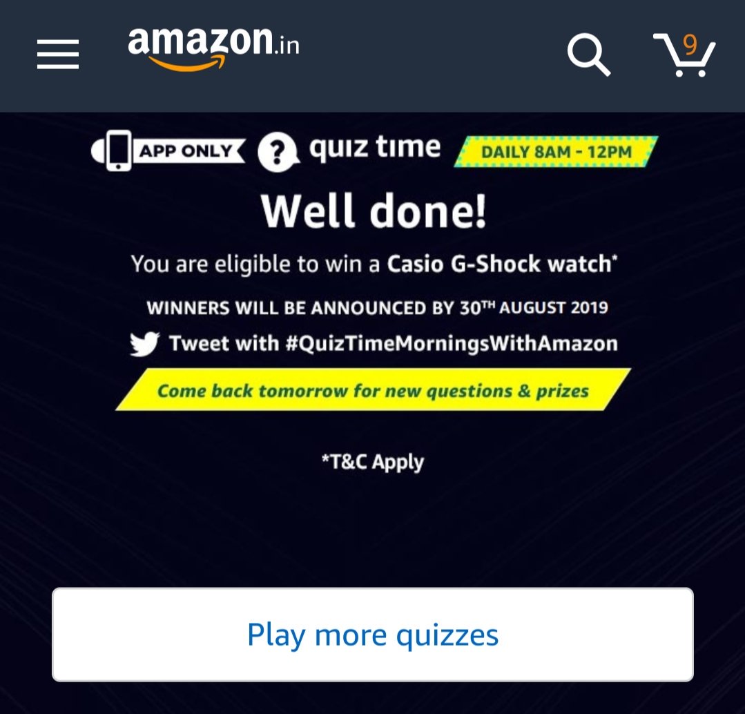 amazon casio g shock watch quiz