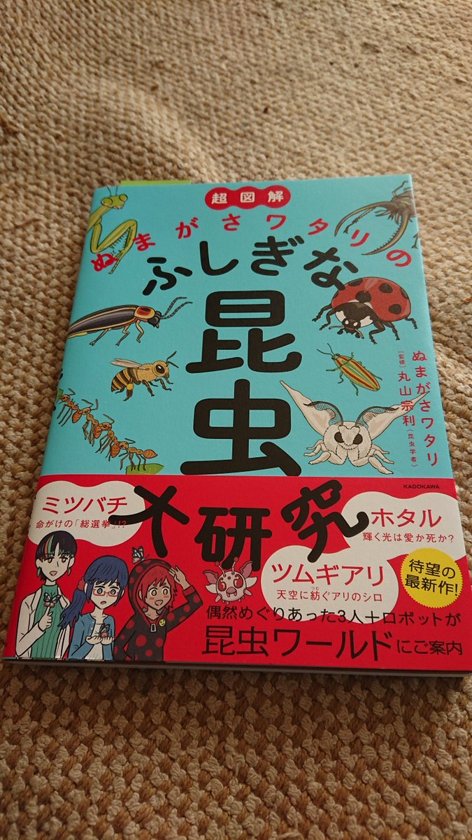 ぬまがさワタリさんの「ふしぎな昆虫大研究」やっと見つけた！ 