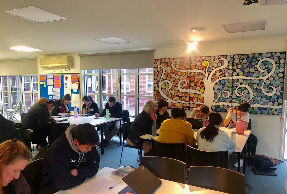 BronRyrieJones's tweet photo. Busy week back in schools! Great to spend an afternoon w teachers and leaders at #Maramba Primary School, one of our wonderful 2017 @UnimelbNOS partners. Staff are considering principles of high quality judgment-based assessment, and grappling with the nuance in this work. https://t.co/ei6NPYLEBJ