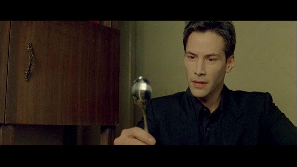 MoviesByHaiku's tweet photo. The Matrix

Minute 72 Haiku (3 of 3)

Wise words from young one
Neo must first understand
That there is no spoon

#TheMatrix
#haiku
#DoNotTryAndBendTheSpoon
#ThatsImpossible
#TheTruth https://t.co/MX8gO873Yh