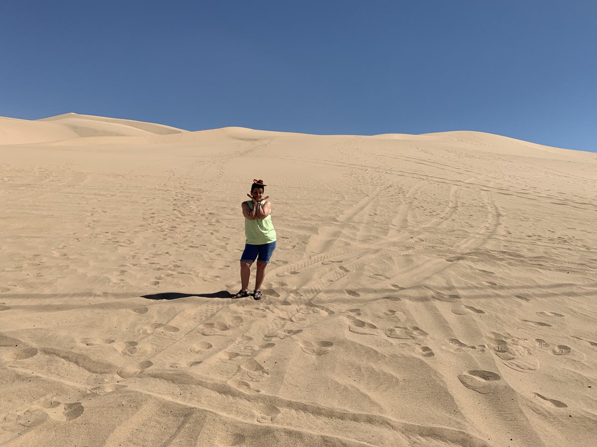 Currently on a trip to the US/Mexico border and my amazing host took me on a side trip to the Imperial Sand Dunes. It was quite hot, but worth it. #ImperialSandDunes #ArizonaTravel #CaliforniaTravel #LosAlgondones