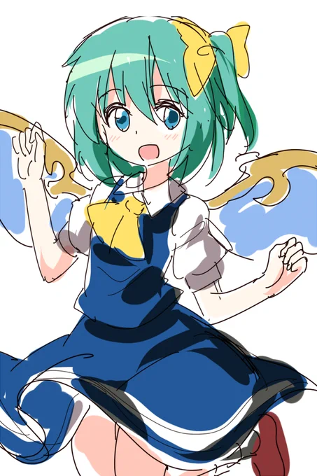 #東方版真剣お絵描き5分一本勝負 大妖精 