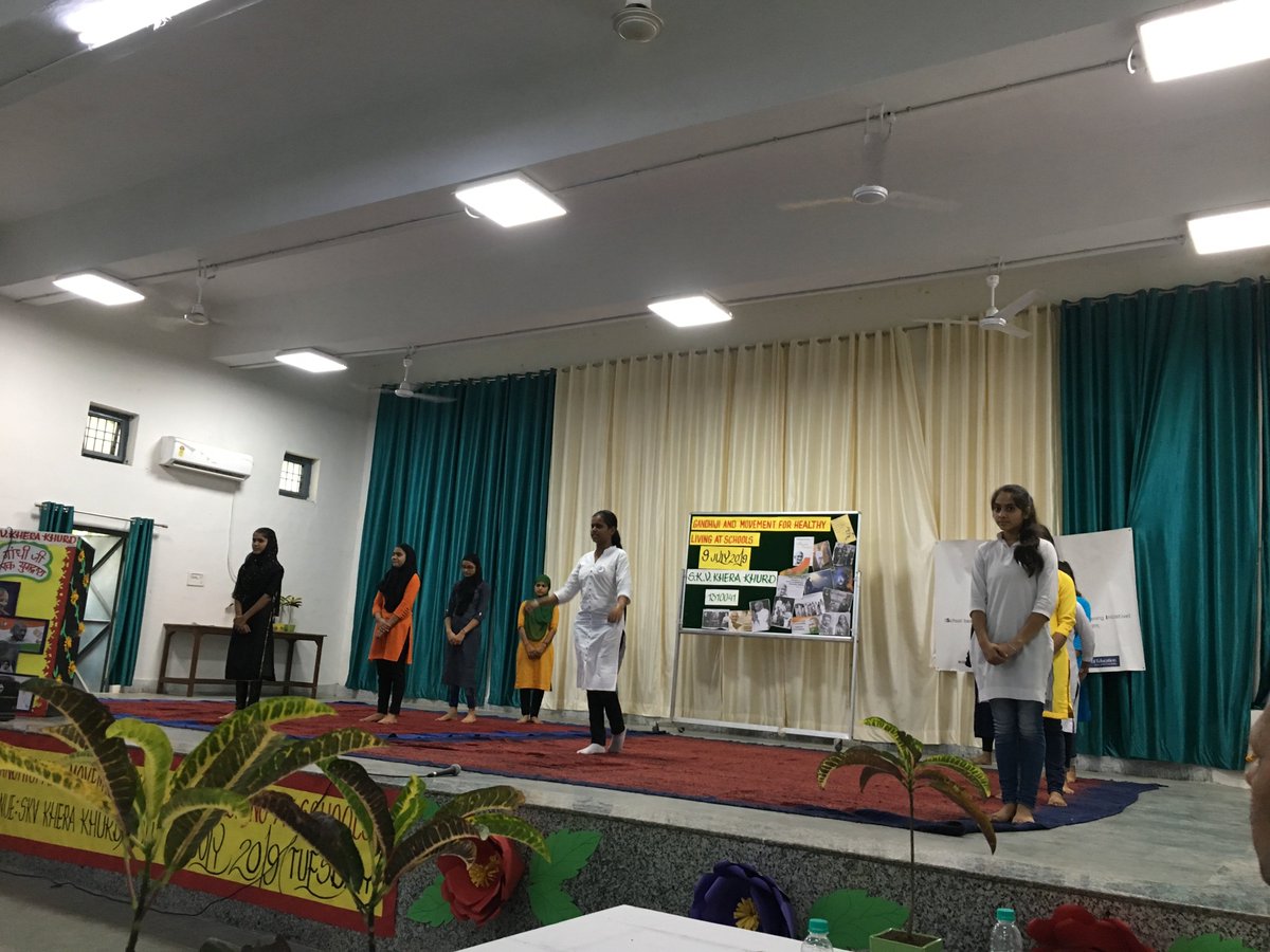 ICMRDELHI's tweet photo. Mission SHAKTTI: School Based Health Awareness Campaign, an initiative by @ICMRDelhi, in 36 schools of Delhi. Poster making, short plays, yoga demonstration: plethora of activities by school students. @MoHFW #gandhi150 #MissionSHAKTTI #healthawareness #schoolkids #learningearly https://t.co/N7wkKIAvPg