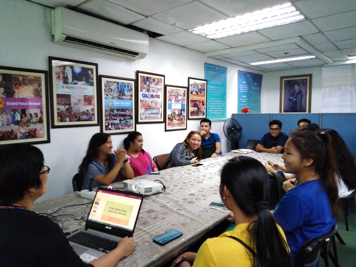 gpf_philippines's tweet photo. HAPPENING NOW: GYS 2019 Manila Volunteers Meeting/Orientation here at the GPF Philippines Headquarters
#GlobalPeace #GPFPh #GYS2019 https://t.co/mOCahctgh3
