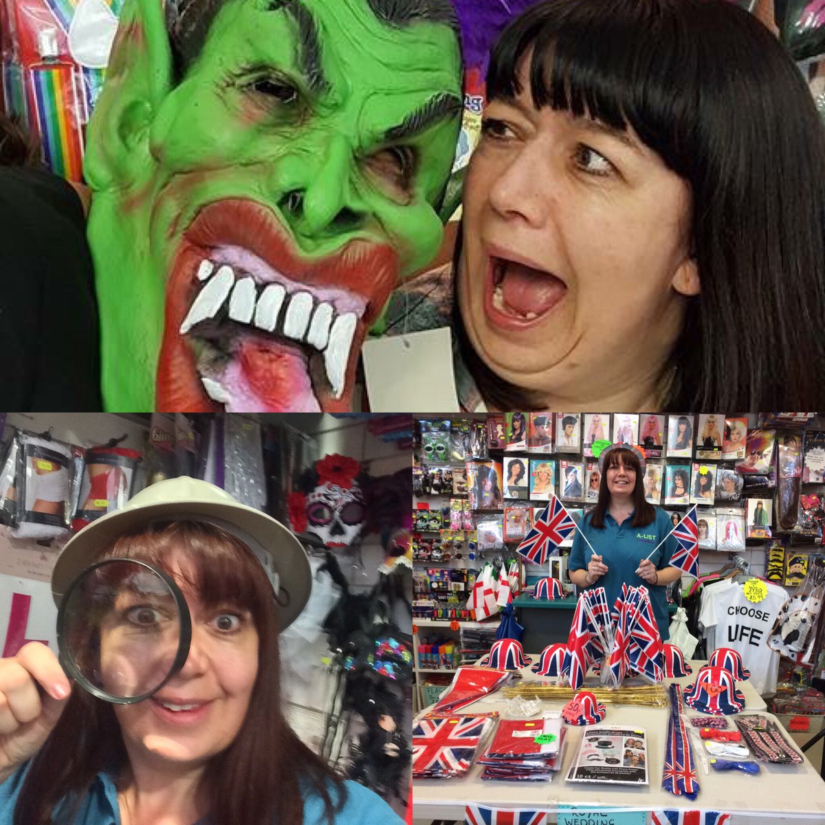 Never a dull moment working in the Fancydress business! find us at Ashton indoor market <a href="/TamesideMarkets/">Tameside Markets</a> <a href="/AshtonRetail/">Ashton Independent Retail</a> @LoveUrLocalMkt @ShopLocal_ <a href="/Oldham_Hour/">Oldham Hour</a> <a href="/Tameside_Hour/">TamesideHour</a>