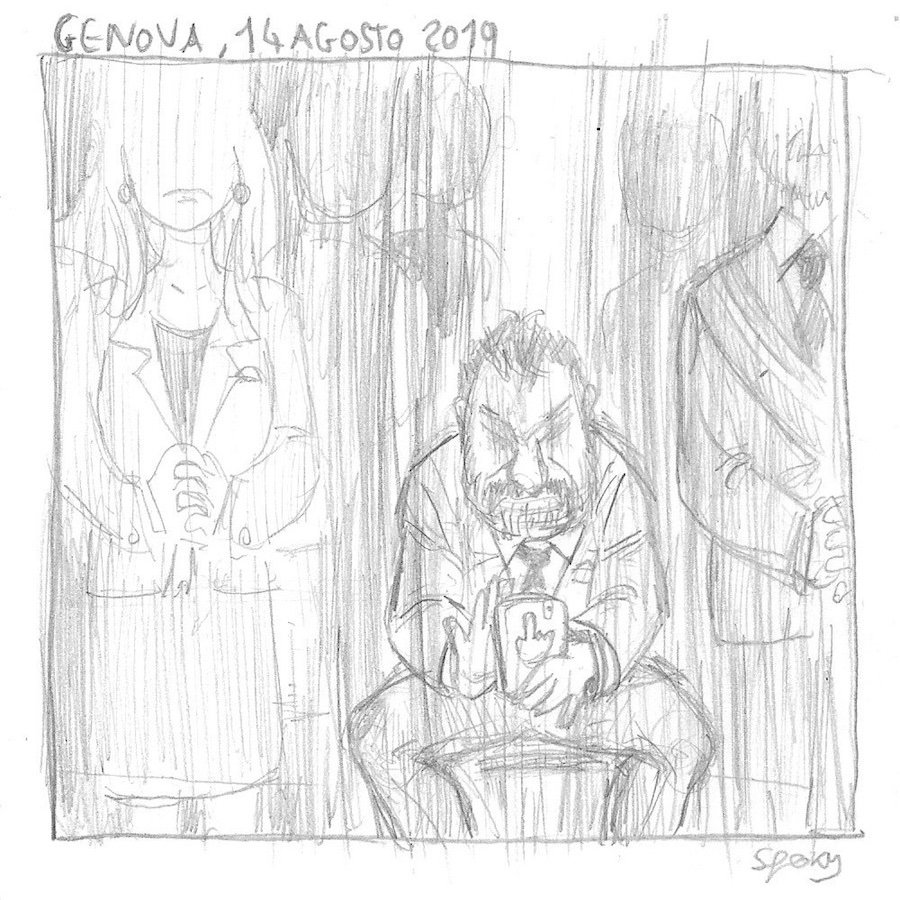 SpookyWDeadman's tweet photo. Genova #14agosto 2019.
Partecipazione emotiva. Sobrietà. Rispetto. https://t.co/MHSisM99x7