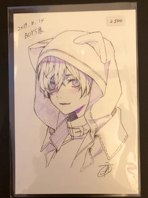 #BOYS展 にドローイングを一点追加させていただきました☺️
私は明日も在廊予定です、リクエストドローイングも行なっておりますのでよろしくお願いします!! 