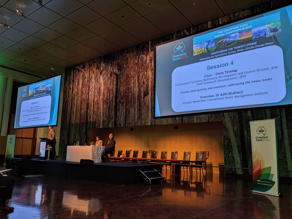 WesMoss_AgEng's tweet photo. Amazing Crawford Fund Conference on agriculture and food security in a changing climate. Some major issues facing the world, but great to hear about  some of the work being done to overcome them. #19cfconf https://t.co/ujGfHGGgOH