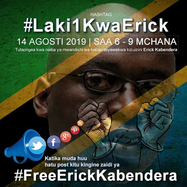 majoya7's tweet photo. Justice for Erick Kabendera, Justice for Azory Gwanda
#FreeErickKabendera
#FreeErickKabendera
#FreeErickKabendera
#FreeErickKabendera
#FreeErickKabendera
#JusticeForAzoryGwanda https://t.co/jsCWWPS03d
