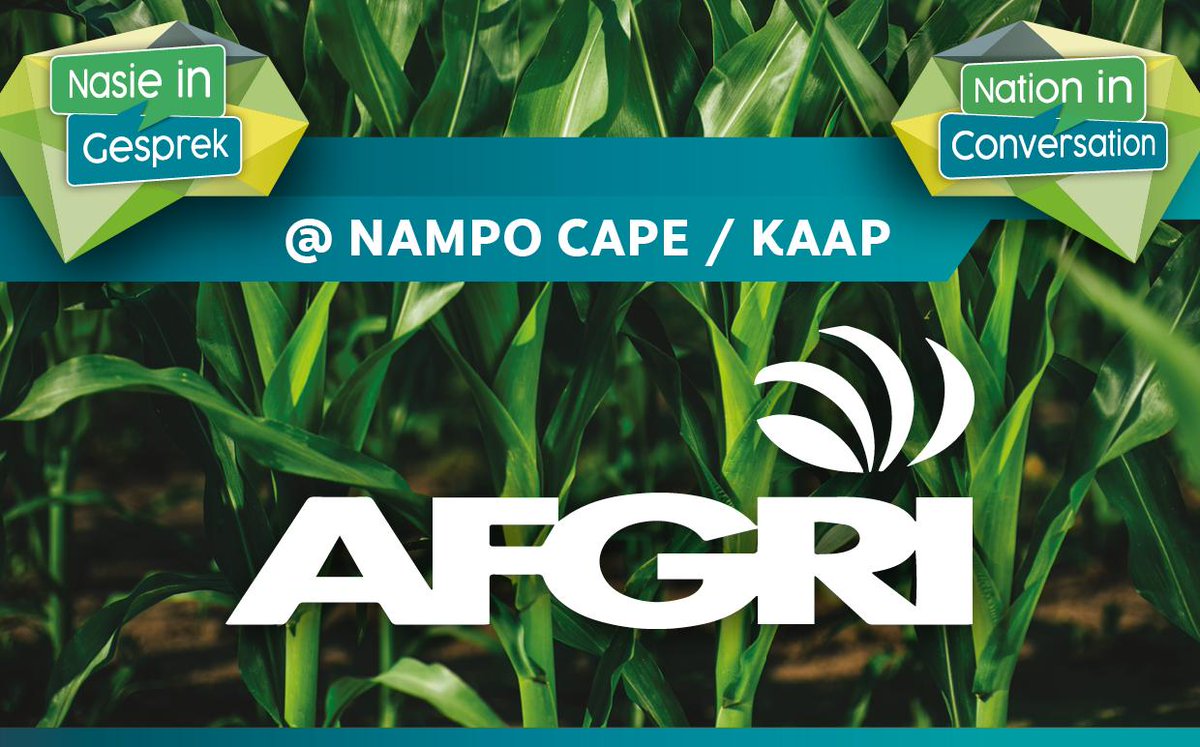 NationConverse's tweet photo. AFGRI is a proud partner of #NationinConversation at #NampoCape2019.  @AFGRI1 is a leading agricultural services company with core competencies to enhance, support and guide the growth of your agricultural enterprise. AFGRI – Your partner for generations. #NiC2019 https://t.co/6rBF8mszYs