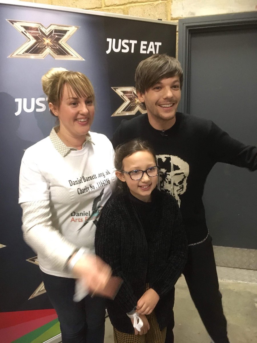 with several xfactor contestants, he met people that helped by the daniel barnett arts foundation which aims to raise money to inspire people to be creative by providing workshops, fundraising events, and support people who may need help due to an illness in their life.