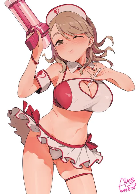 清良さんえっちじゃん...えっちナースっぽい水着良すぎる 