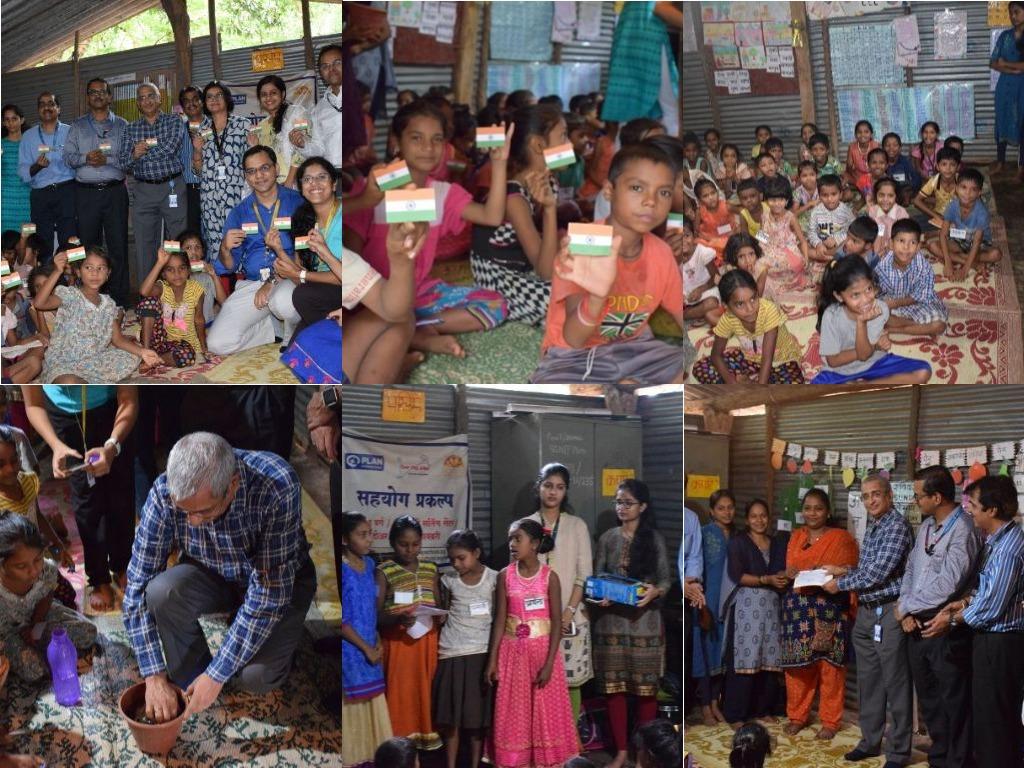 #TCSP4LSadhanaSamarpaNMonth TCS GE Team handed over a cheque for Education of 37 Adivasi Kids at SGNP Borivali. Also planted sapling for Independence Day
<a href="/AnupamSinghal5/">Anupam Singhal</a> <a href="/tcsjohn2001/">Oommen John</a> <a href="/vivekjadon9/">Vivek Jadon</a> <a href="/RakeshDevpura/">Rakesh Devpura</a> <a href="/People_TCS/">Life at TCS</a> <a href="/vijayomc/">vijay chauhan</a> <a href="/aasha2015/">Asha v</a>